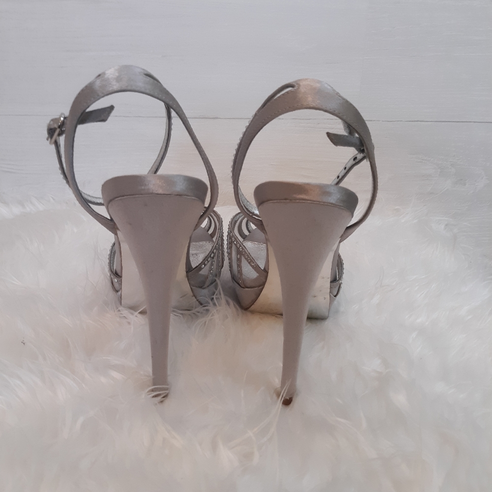 Adrianna papell rhinestone stilettos shoes 8.5 - Picture 8 of 8